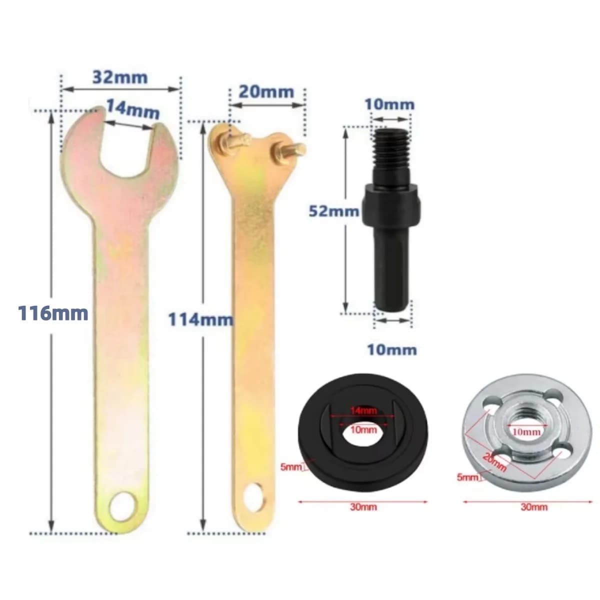 Adapter priključna palica za vrtalnik 10 mm na kotni brusilnik