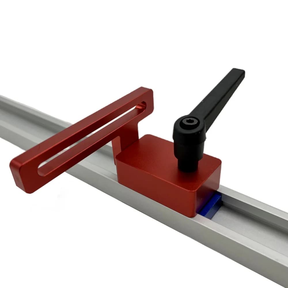 Aluminijasti končni blok za nagibno sled standardne T-sledi