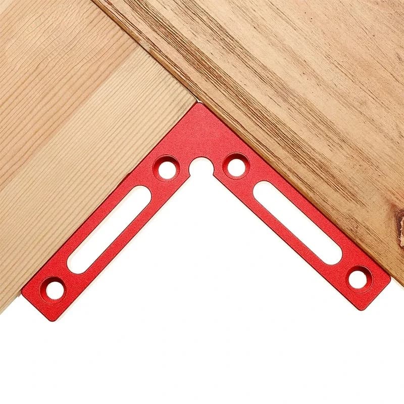 2 kos aluminijastih kotnih sponk za pozicioniranje pod 90 stopinj