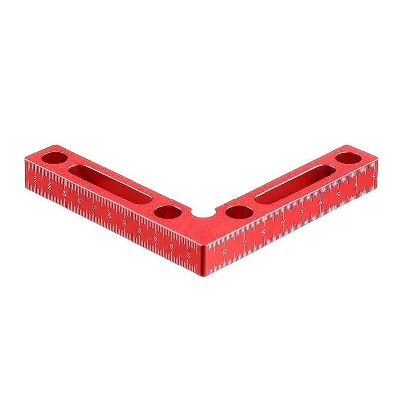 Aluminijasta kotna vodila 90 stopinj z merilno lestvijo