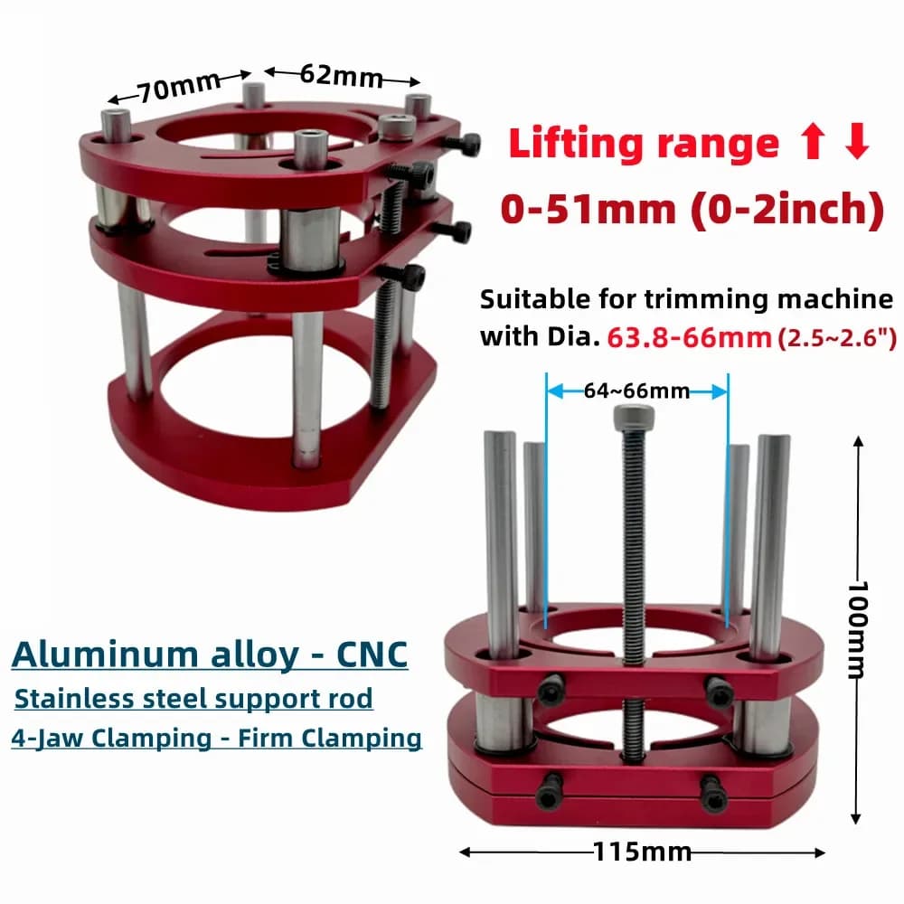 Dvižni sistem za fresanje 65 mm motorje