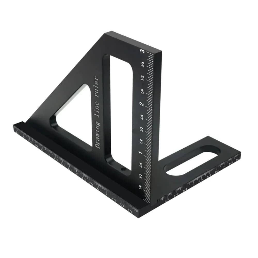 3D aluminijasti trikotni kotomer za več kotov