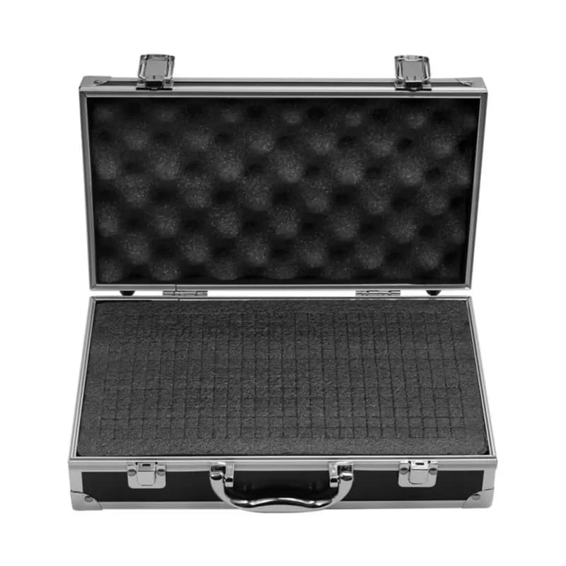 Prenosna aluminijasta predal za orodje s spužvastim oblazinjenjem 30x17x8cm