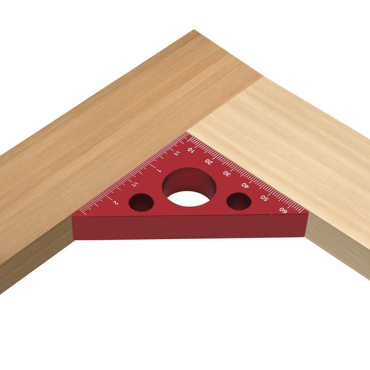 Aluminijski precizni kotni merilnik 45/90 stopinj